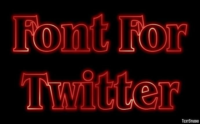 Font For Twitter Text Effect