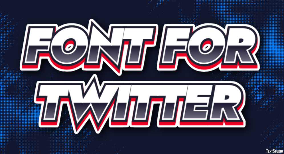 Font For Twitter Text Effect