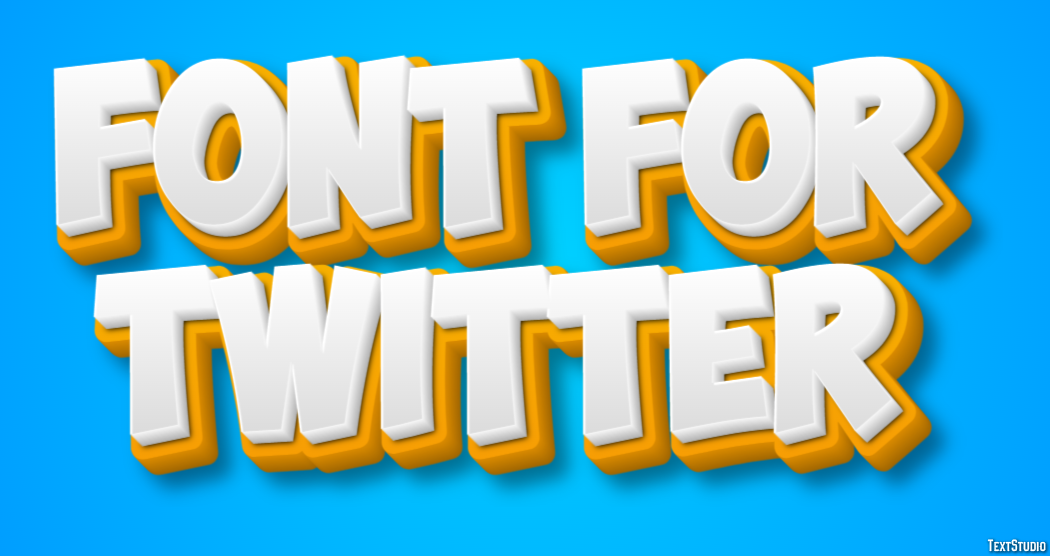 Font For Twitter Text Effect