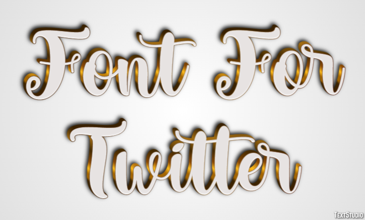 Font For Twitter Text Effect