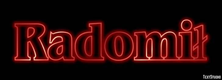Radomił テキスト効果