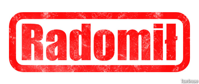 Radomił Efekt tekstowy