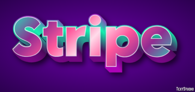 Stripe テキスト効果