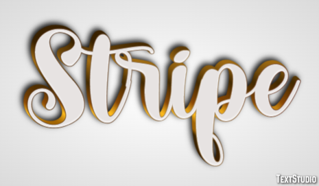 Stripe テキスト効果