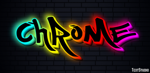 Chrome Effet de texte