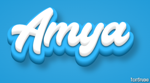 Amya Эффект текста