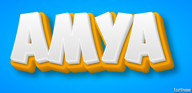 Amya Text Effect