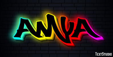 Amya Эффект текста