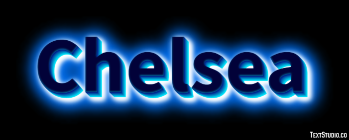 Chelsea Efecto de Texto