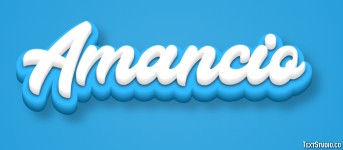 Amancio Efecto de texto