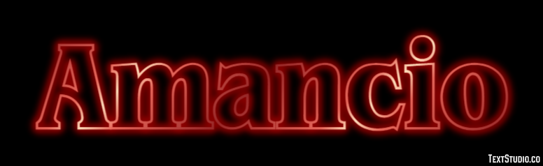 Amancio Efecto de Texto