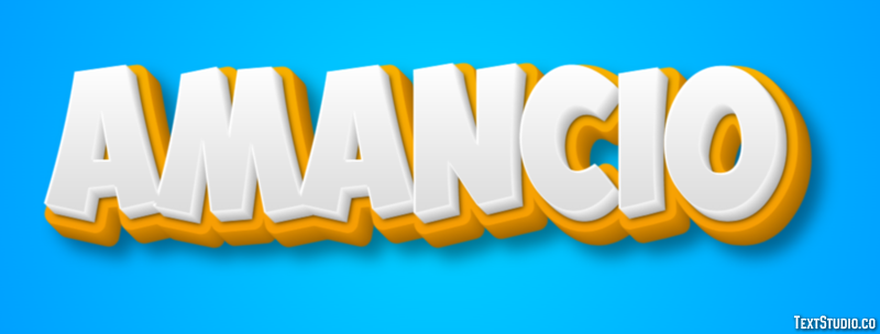 Amancio Efecto de texto