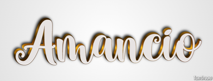 Amancio Efecto de Texto