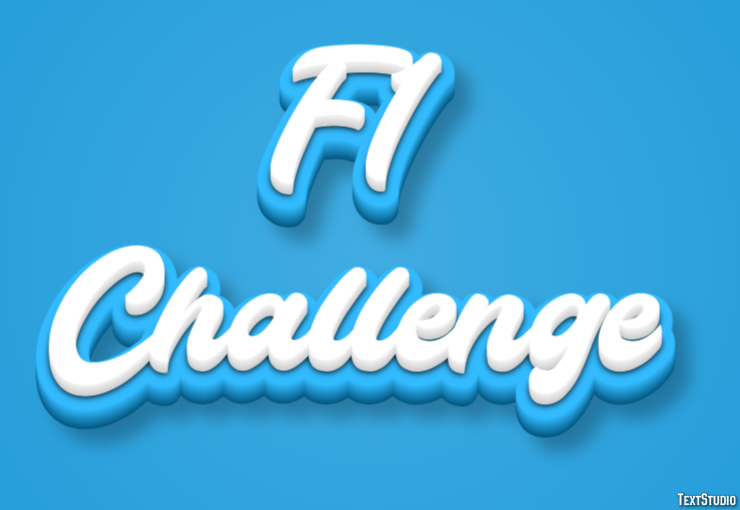 F1 Challenge Effetto testo