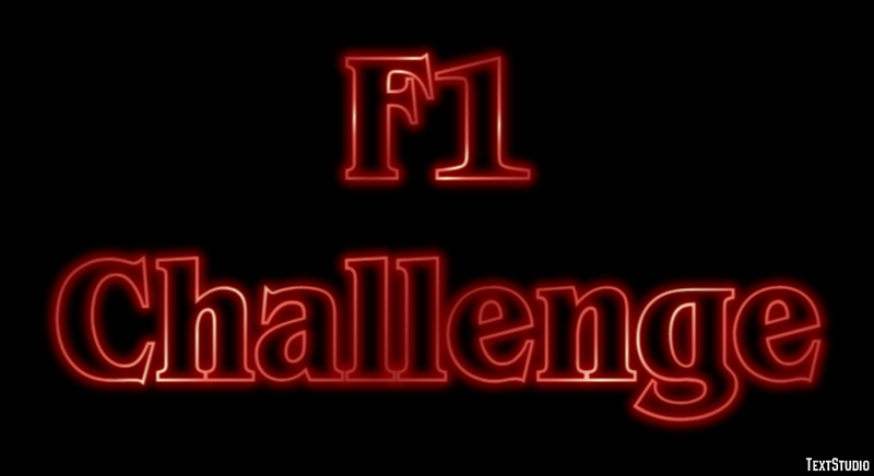F1 Challenge Effetto testo