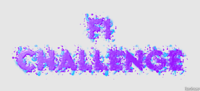F1 Challenge Text Effect