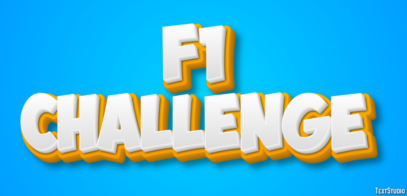 F1 Challenge Effetto testo