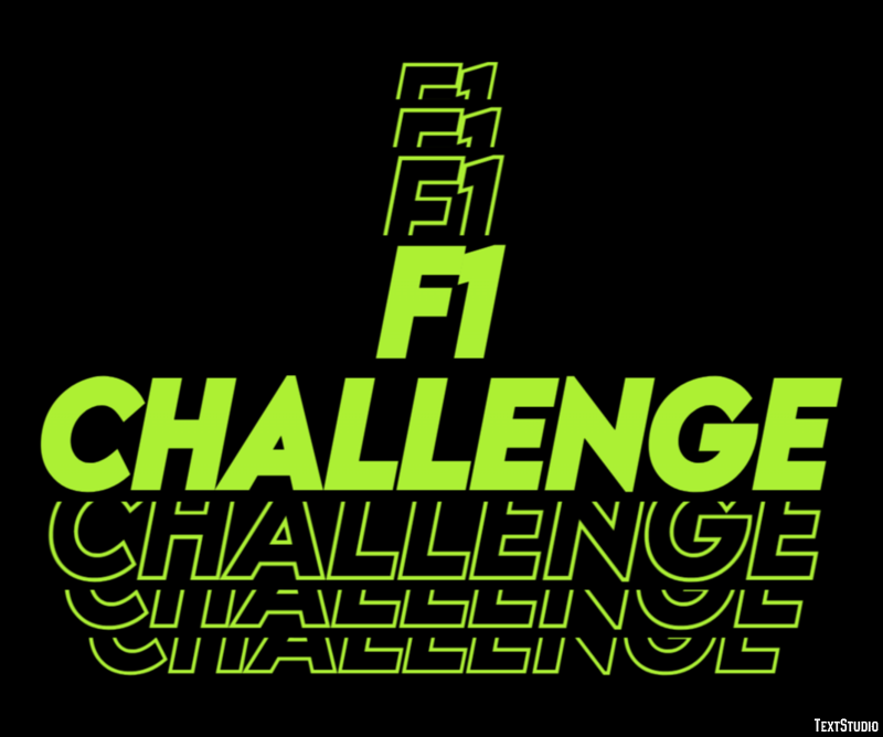 F1 Challenge Effetto testo