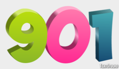 901 Texteffekt