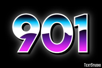 901 Efeito de texto