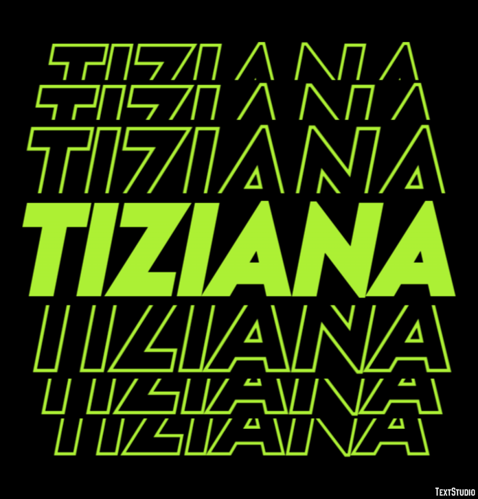 Tiziana Efekt tekstowy