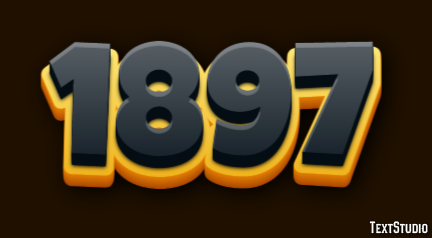 1897 Text Effect