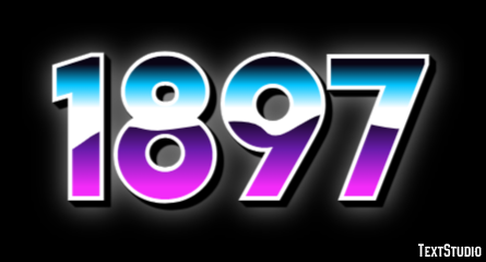 1897 Text Effect
