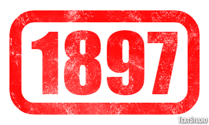 1897 Text effect