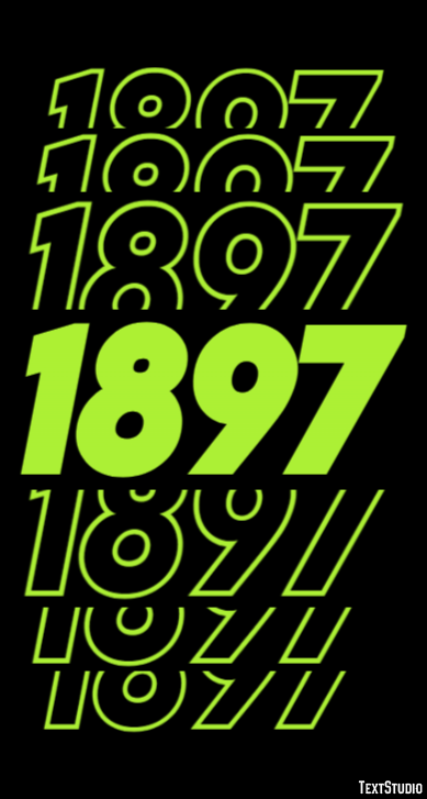 1897 Text Effect