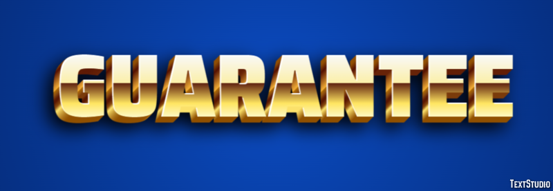 Guarantee Text Effect