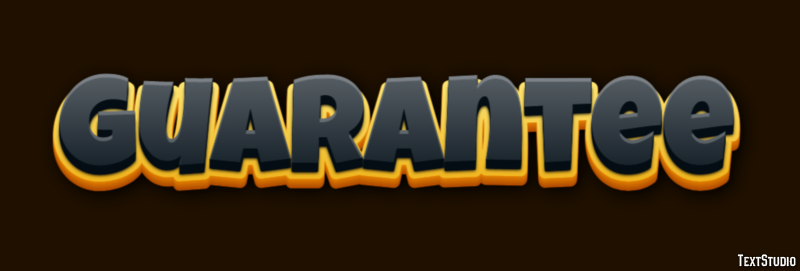 Guarantee Text Effect