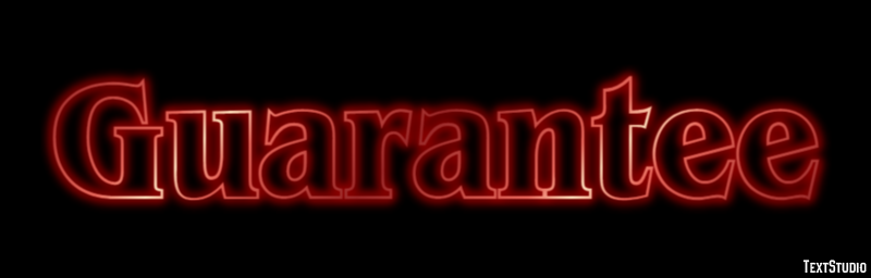 Guarantee Efecto de Texto