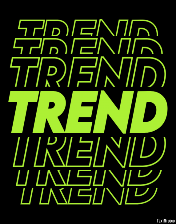 Trend Text Effect
