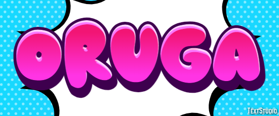 Oruga Efecto de texto