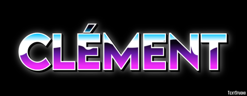 Clément Эффект текста