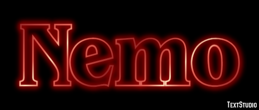 Nemo Efecto de Texto