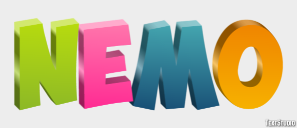 Nemo Efecto de Texto