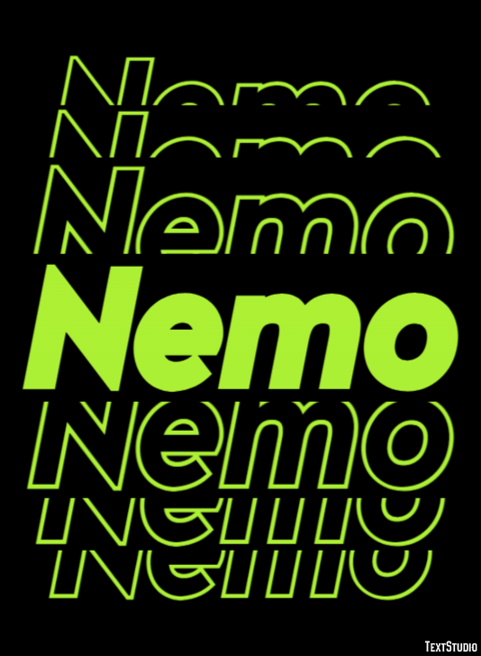 Nemo Efekt tekstowy