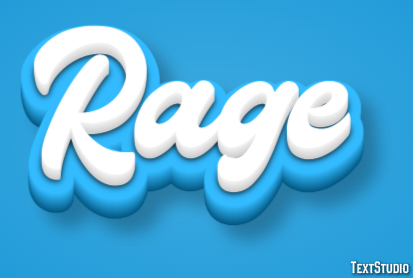 Rage Text effect