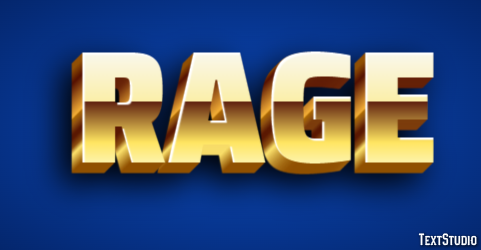 Rage Text effect