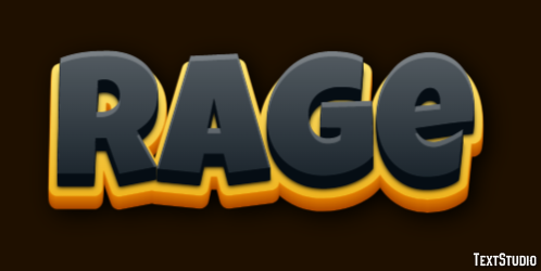 Rage Text Effect