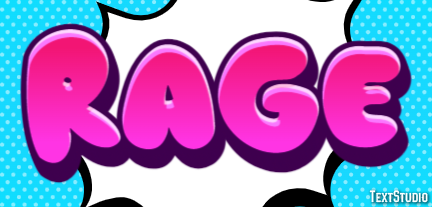 Rage Text effect