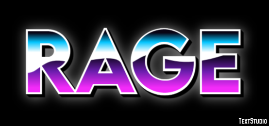 Rage Text effect