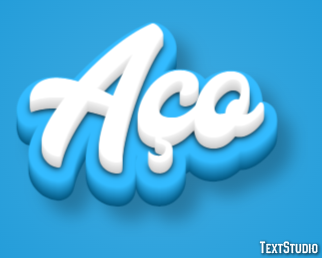 Aço Efecto de Texto