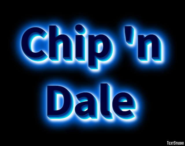 Chip 'n Dale Text Effect