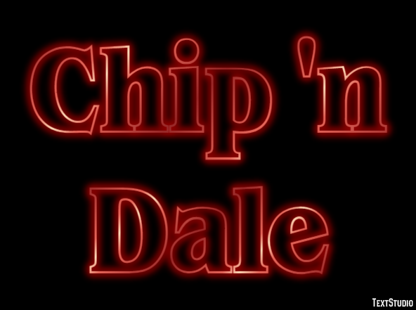 Chip 'n Dale Text Effect