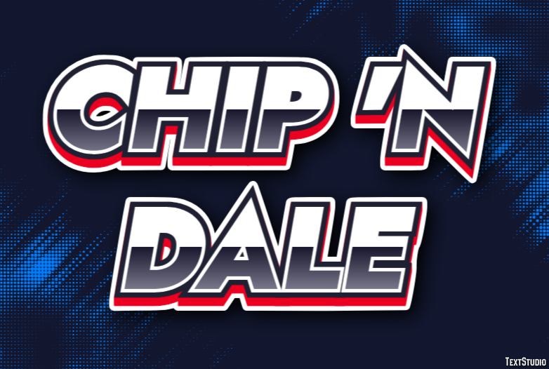 Chip 'n Dale Text effect