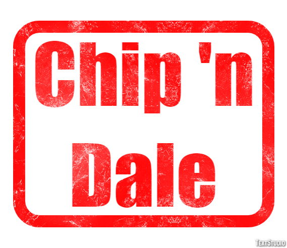 Chip 'n Dale Text effect
