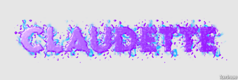 Claudette Text Effect