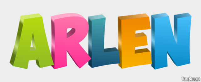 Arlen Text Effect